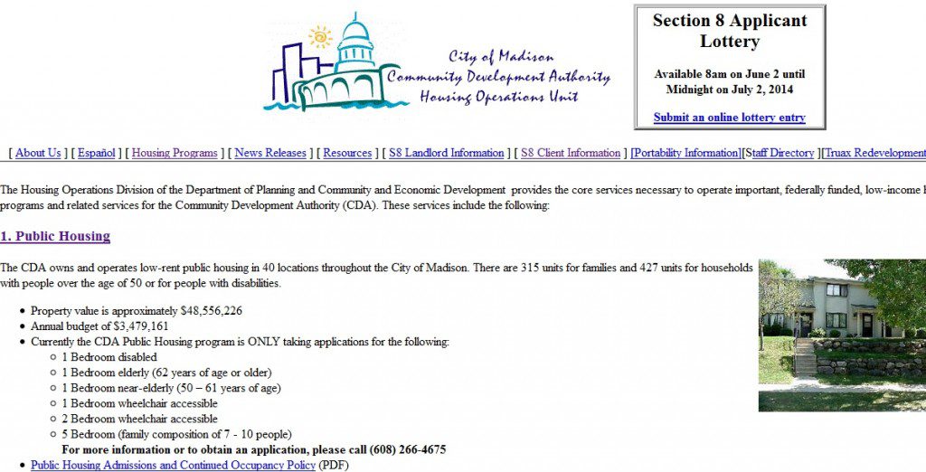 Section 8 Lottery Starts Today Forward Lookout