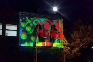 mural projection