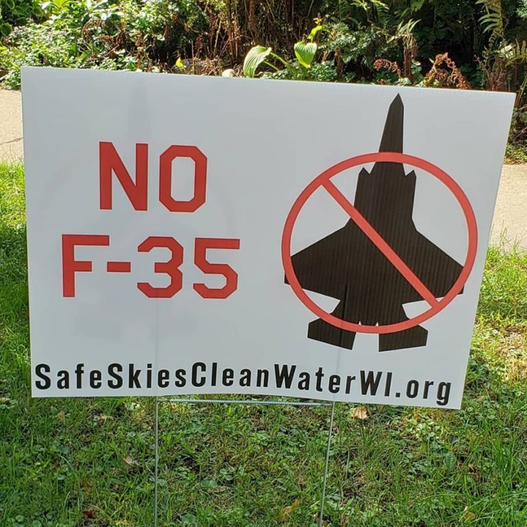 Black Friday No F35s Protest at the Capital