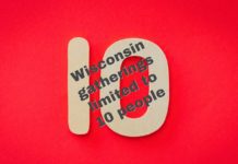 wisconsin limits gatherings to 10
