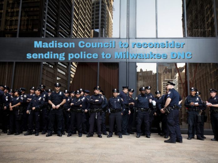 sending police to milwaukee dnc