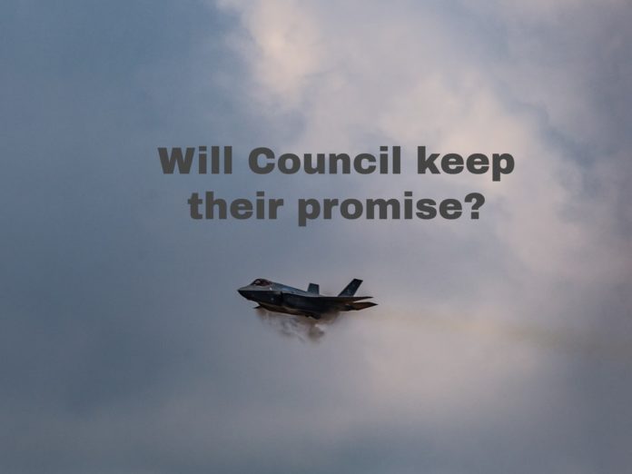 council oppose F-35s
