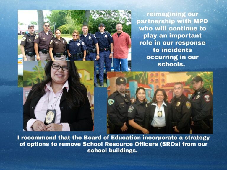 Read Past the Headlines:  What did School Board President Gloria Reyes commit to?