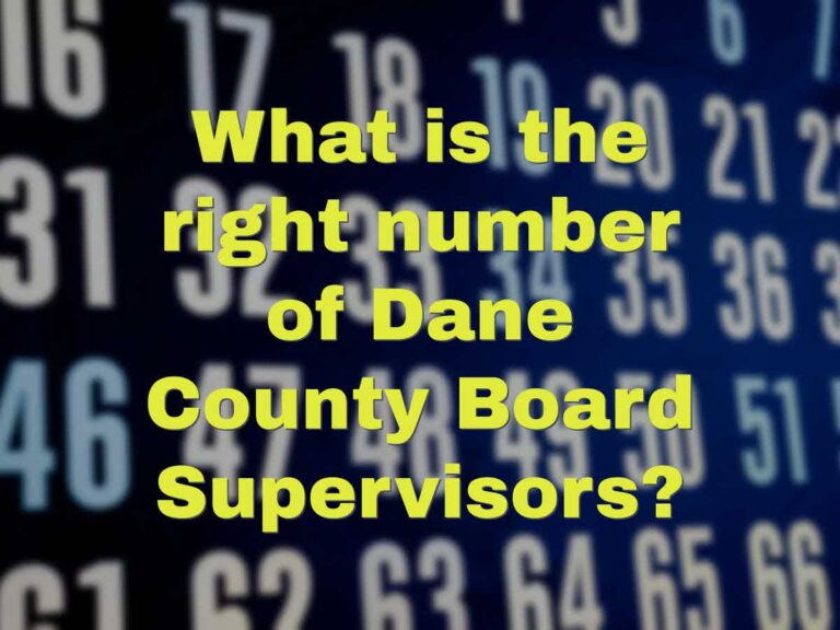 How large should the county board be?