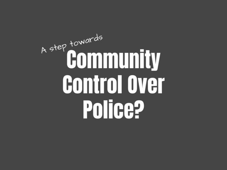 With the Common Council vote with BLM or to protect the status quo?