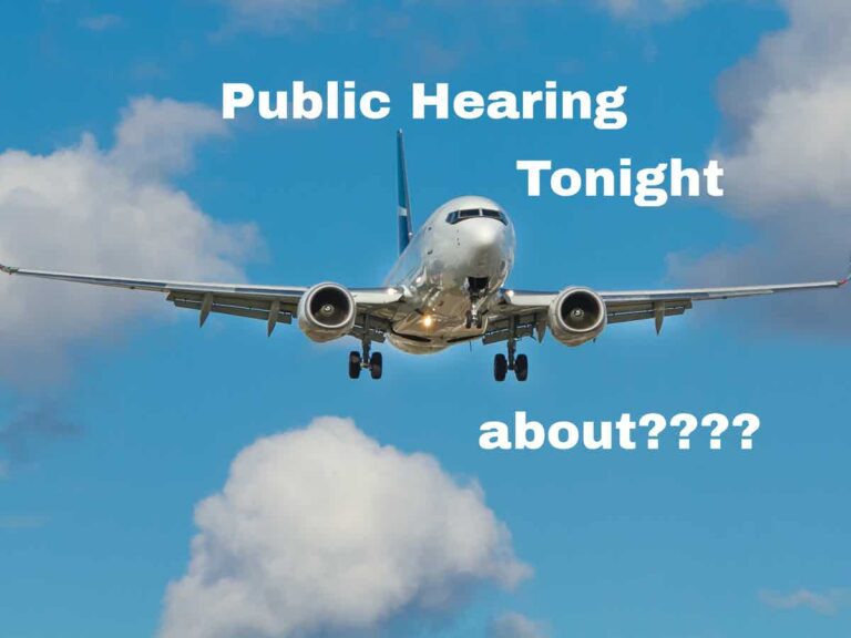 Airport Commission Projects – Public Hearing Tonight (UPDATED)