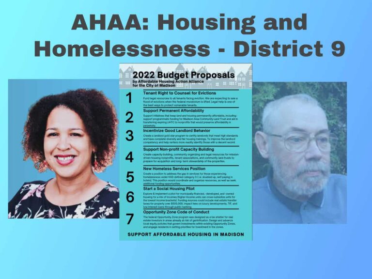 District 9 AHAA Answers: Nikki Conklin and Paul Skidmore on Housing & Homelessness