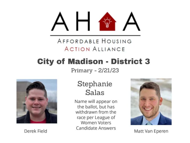 Madison District 3 Candidates on Affordable Housing