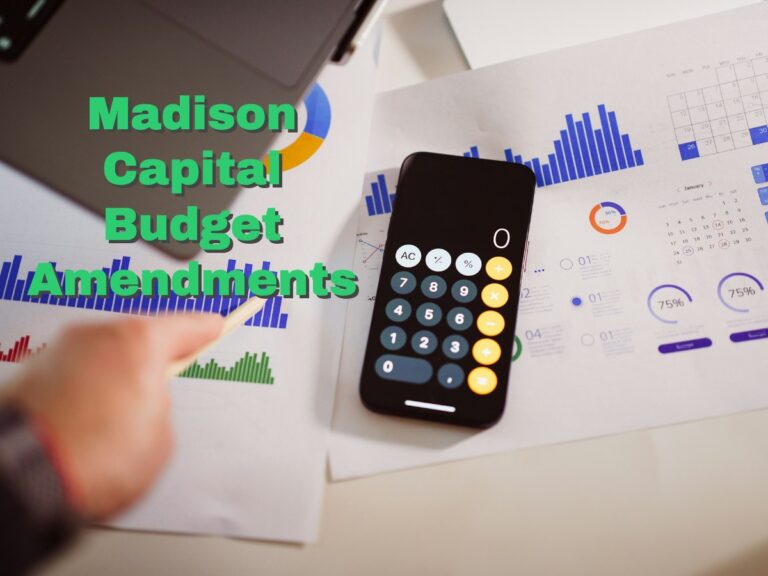 Madison Finance Committee Capital Budget Amendments