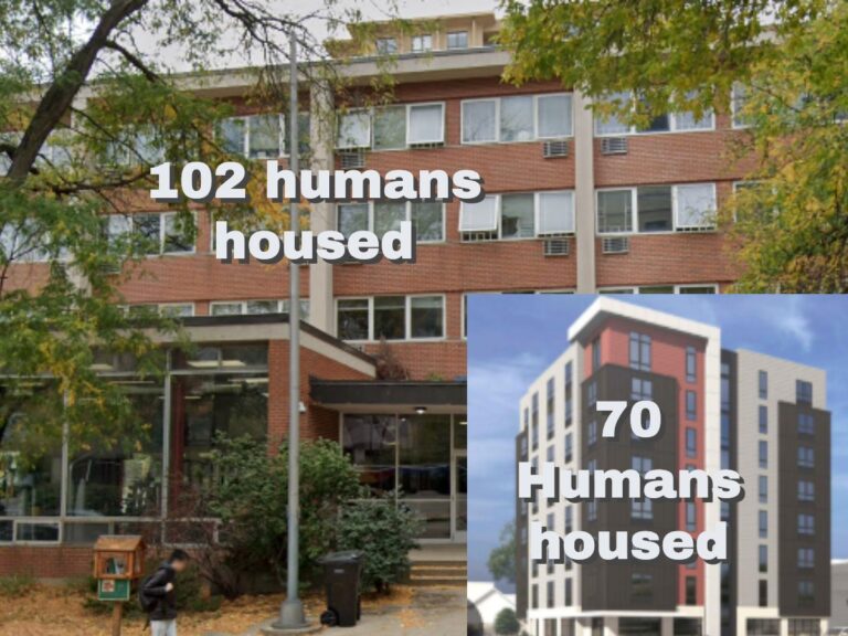 Losing 32 more units of housing for unhoused humans