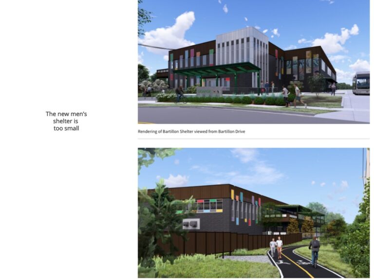 Our new men’s shelter is too small