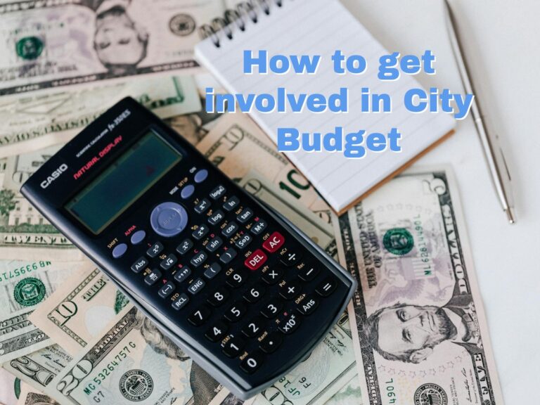 How to get involved in the City Budget